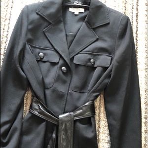 Black dress coat